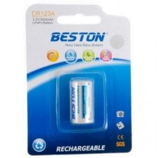 Акумулятор BESTON CR123A (16340) 600mAh Lithium (AAB1844) Акумулятор BESTON CR123A (16340) 600mAh Lithium (AAB1844)