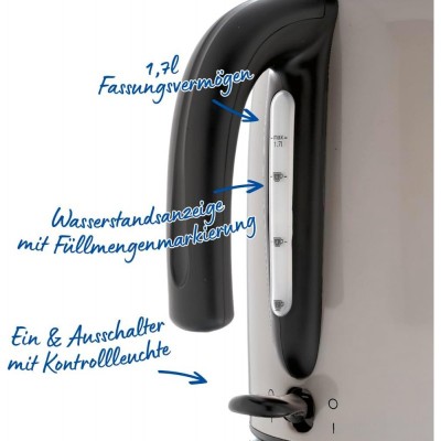 Електрочайник Russell Hobbs, 1.7л, метал, мокко