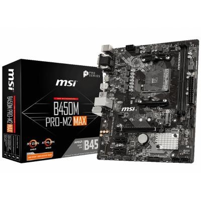 Материнская плата MSI B450M PRO-M2 MAX