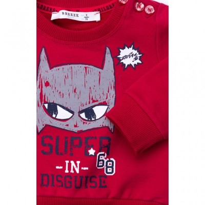 Набор детской одежды Breeze "Super in disguise" (10419-98B-red)