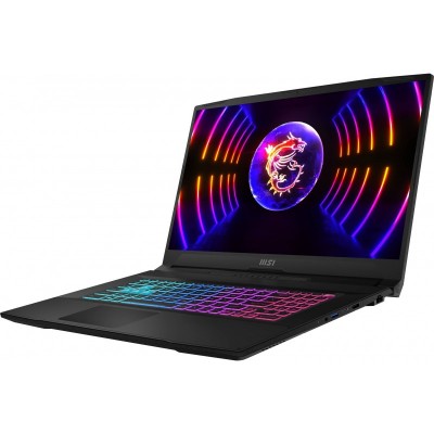 Ноутбук MSI Katana 17.3 QHD, Intel i7-13700H, 16GB, F1TB, NVD4070-8, DOS, чорний