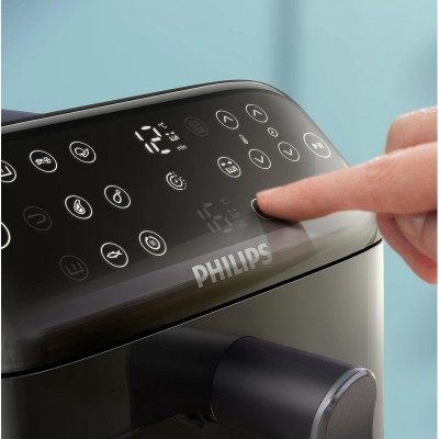 Мультипіч Philips Stacked Dual 2300Вт, чаша-5+5л, сенсорне управл., 6 авто. программ, пластик, чорний