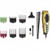 Машинка для стрижки Wahl Close Cut Pro Clipper, від мережі, вібраційний мотор, насадок-6, кейс, сталь, жовтий