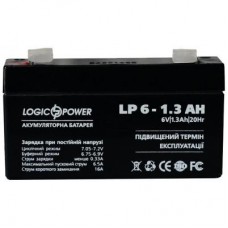 Батарея до ДБЖ LogicPower LPM 6В 1.3 Ач (4157) Батарея до ДБЖ LogicPower LPM 6В 1.3 Ач (4157)