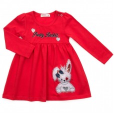 Плаття Breeze з зайчиком (15131-104G-red) Плаття Breeze з зайчиком (15131-104G-red)