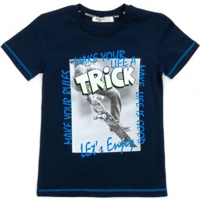 Футболка дитяча Breeze "TRICK" (15692-140B-blue)