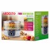 Сушарка для продуктів  Ardesto FDB-532TTC, 250Вт, піддонів -5x3см, діаметр-32см, макс-70°С, таймер, електр. управління, пластик , білий