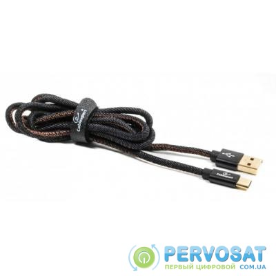 Дата кабель USB 2.0 AM to Type-C 1.0m Cablexpert (CCPB-C-USB-04BK)