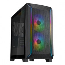 Корпус SilverStone Fara FA312Z-BG без БЖ, 2xUSB3.0, 2x140мм, ARGB VGA 365мм, LCS ready, TG Side Panel, mATX, чорний Корпус SilverStone Fara FA312Z-BG без БЖ, 2xUSB3.0, 2x140мм, ARGB VGA 365мм, LCS ready, TG Side Panel, mATX, чорний