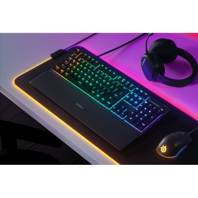 Клавіатура SteelSeries Apex 3 USB RU Black