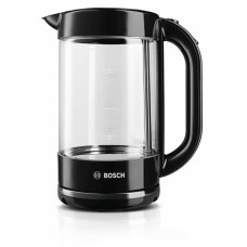 Електрочайник Bosch 1.7л, скло, чорний Електрочайник Bosch 1.7л, скло, чорний
