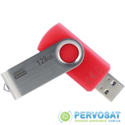 USB флеш накопитель GOODRAM 128GB UTS3 Twister Red USB 3.0 (UTS3-1280R0R11)