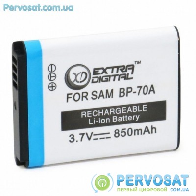 Аккумулятор к фото/видео EXTRADIGITAL Samsung BP70A (BDS2606)