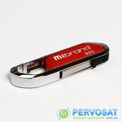 USB флеш накопитель Mibrand 32GB Aligator Red USB 2.0 (MI2.0/AL32U7DR)