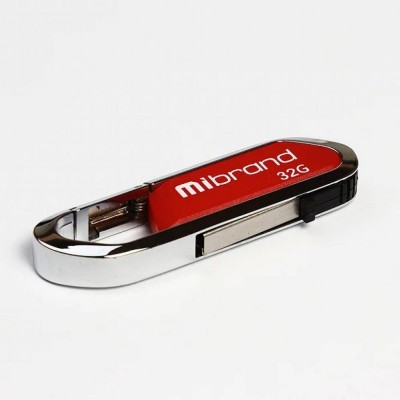 USB флеш накопитель Mibrand 32GB Aligator Red USB 2.0 (MI2.0/AL32U7DR)