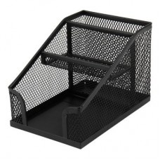 Підставка для дрібниць Axent 100x143x100мм, wire mesh, black (2118-01-A) Підставка для дрібниць Axent 100x143x100мм, wire mesh, black (2118-01-A)