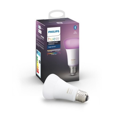 Розумна лампа Philips Hue Single Bulb E27, Color, BLE, DIM