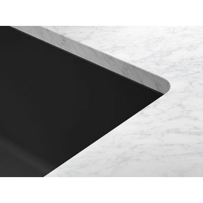 Мийка кухонна Franke Maris, фраграніт, прямокутник, без крила, 553х433х200мм, чаша - 1, універсальна, MRG 110-52, чорний матовий