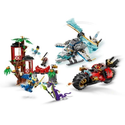Конструктор LEGO Ninjago Автомобільна битва ніндзя біля будинку на дереві