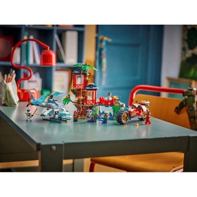 Конструктор LEGO Ninjago Автомобільна битва ніндзя біля будинку на дереві