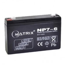 Батарея до ДБЖ Matrix 6V 7AH (NP7-6) Батарея до ДБЖ Matrix 6V 7AH (NP7-6)