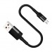 Дата кабель USB 2.0 AM to Micro 5P 0.2m Grand-X (FM-20M)