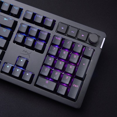 Клавіатура механічна HyperX Alloy Rise 106key, Red, USB-A, EN/UA, RGB, чорний