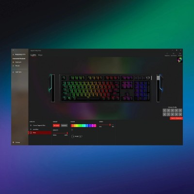 Клавіатура механічна HyperX Alloy Rise 106key, Red, USB-A, EN/UA, RGB, чорний