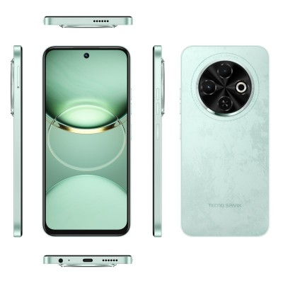 Смартфон TECNO Spark 30C (KL5n) 6.67&quot; 4/128ГБ, 2SIM, 5000мА•год, Magic Skeen Green