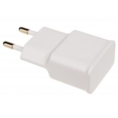 Зарядное устройство Grand-X 1*USB, 1A, White, + cable USB -> Lightning, Cu, 2.1А, 1m (CH765LTW)