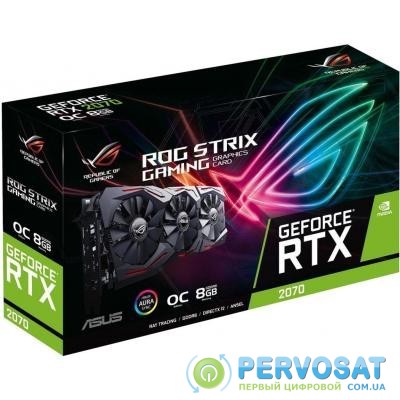 Видеокарта ASUS GeForce RTX2070 8192Mb ROG STRIX OC GAMING (ROG-STRIX-RTX2070-O8G-GAMING)