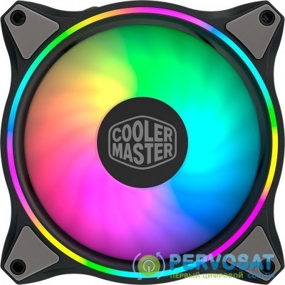 Cooler Master Корпусный вентилятор Cooler Master MasterFan MF120 Halo ARGB Sync,Dual Loop,Single pack w/o HUB