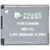 Аккумулятор к фото/видео PowerPlant Canon NB-11L (DV00DV1303)