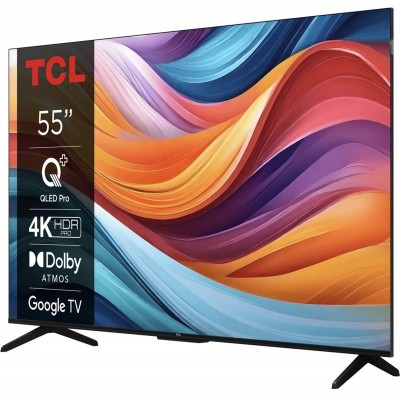 Телевізор 55" TCL QLED 4K 60Hz Smart Google TV Titan