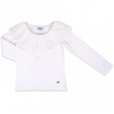 Кофта Breeze з мереживною оборкою (9999-140G-beige) Кофта Breeze з мереживною оборкою (9999-140G-beige)