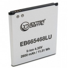 Акумуляторна батарея для телефону EXTRADIGITAL Samsung Galaxy Grand 2 Duos G7102 (2600 mAh, EB665468LU) (BMS6417) Акумуляторна батарея для телефону EXTRADIGITAL Samsung Galaxy Grand 2 Duos G7102 (2600 mAh, EB665468LU) (BMS6417)