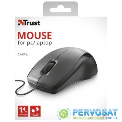 Мышка Trust Carve USB Black (23733)