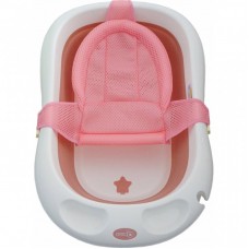 Ванночка Qkids розкладна + Гамак темно-рожева (220213202) Ванночка Qkids розкладна + Гамак темно-рожева (220213202)