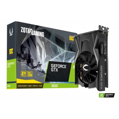 Відеокарта ZOTAC GeForce GTX1650 4GB GDDR6 OC Gaming