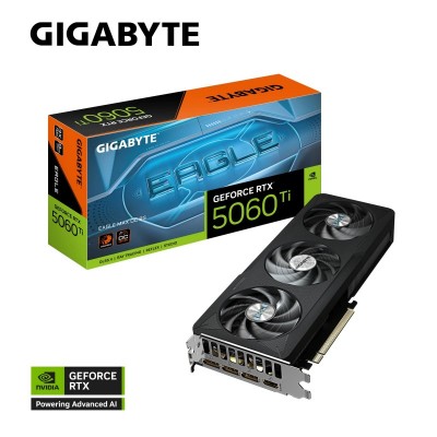 Відеокарта GIGABYTE GeForce RTX 5060 Ti 8GB GDDR7 EAGLE MAX OC Відеокарта GIGABYTE GeForce RTX 5060 Ti 8GB GDDR7 EAGLE MAX OC