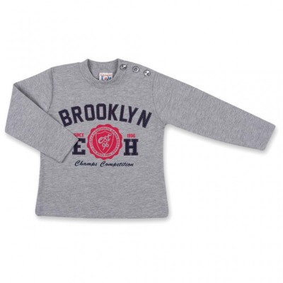 Набор детской одежды Breeze кофта и брюки серый меланж " Brooklyn" (7882-74B-gray)