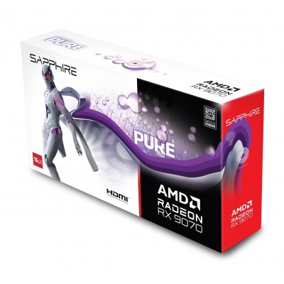 Відеокарта SAPPHIRE Radeon RX 9070 16GB GDDR6 PURE GAMING OC