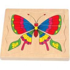 Пазл Мир деревянных игрушек Бабочка (Р 80)