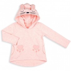 Кофта Breeze с ушками (12256-110G-peach) Кофта Breeze с ушками (12256-110G-peach)