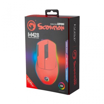 Мышка Marvo M428 RGB-LED USB Red (M428 Red)