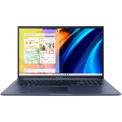 Ноутбук ASUS X1702ZA-AU511 17.3FHD IPS/Intel i5-1235U/8/512F/int/noOS/Blue