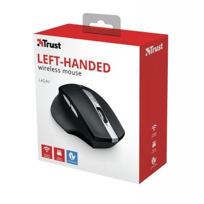 Мышка Trust Lagau Left-handed Wireless Black (23122)