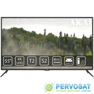 Телевизор Akai UA55LEP1UHD9+Bluetooth Voice Remote Control