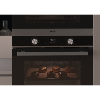 Духова шафа Franke електрична, 71л, піроліз, сенсорное упр, дисплей, таймер, чорний+нерж