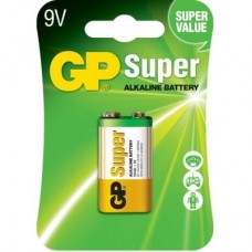 Батарейка GP Крона Super Alcaline 6F22 / 6LR61 9V * 1 (GP1604AEB-5S1) Батарейка GP Крона Super Alcaline 6F22 / 6LR61 9V * 1 (GP1604AEB-5S1)